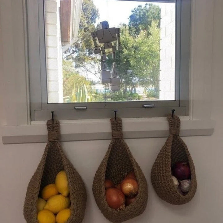 Wall Mounted Vegetable Fruit Basket | Bowlift