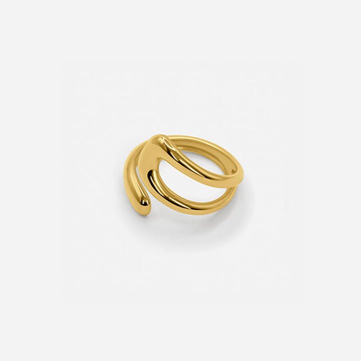 BowLift | Sculptural Gold Ring – A Modern Highlight for Your Look