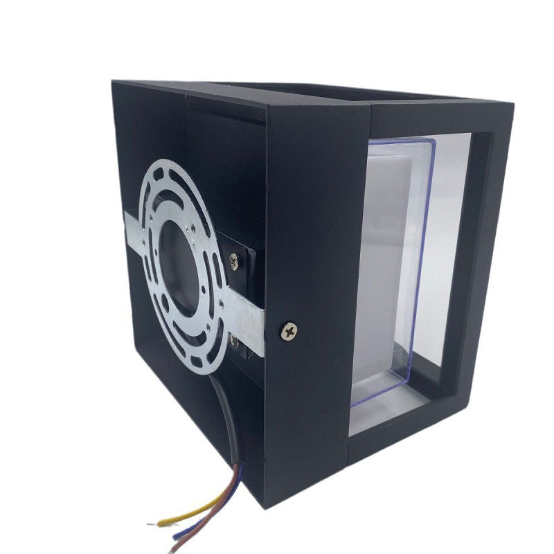 Modern Minimalist Waterproof Square Aluminum Acrylic LED Outdoor Wall Sconce Lamp For Garden | Bowlift