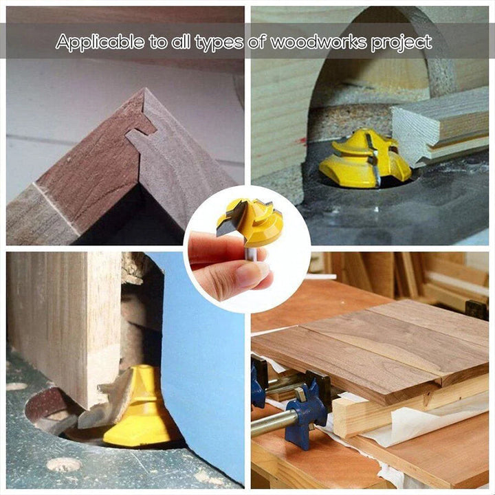 BowLift | Router Bit 45-Degree Glue Joint Lock Miter