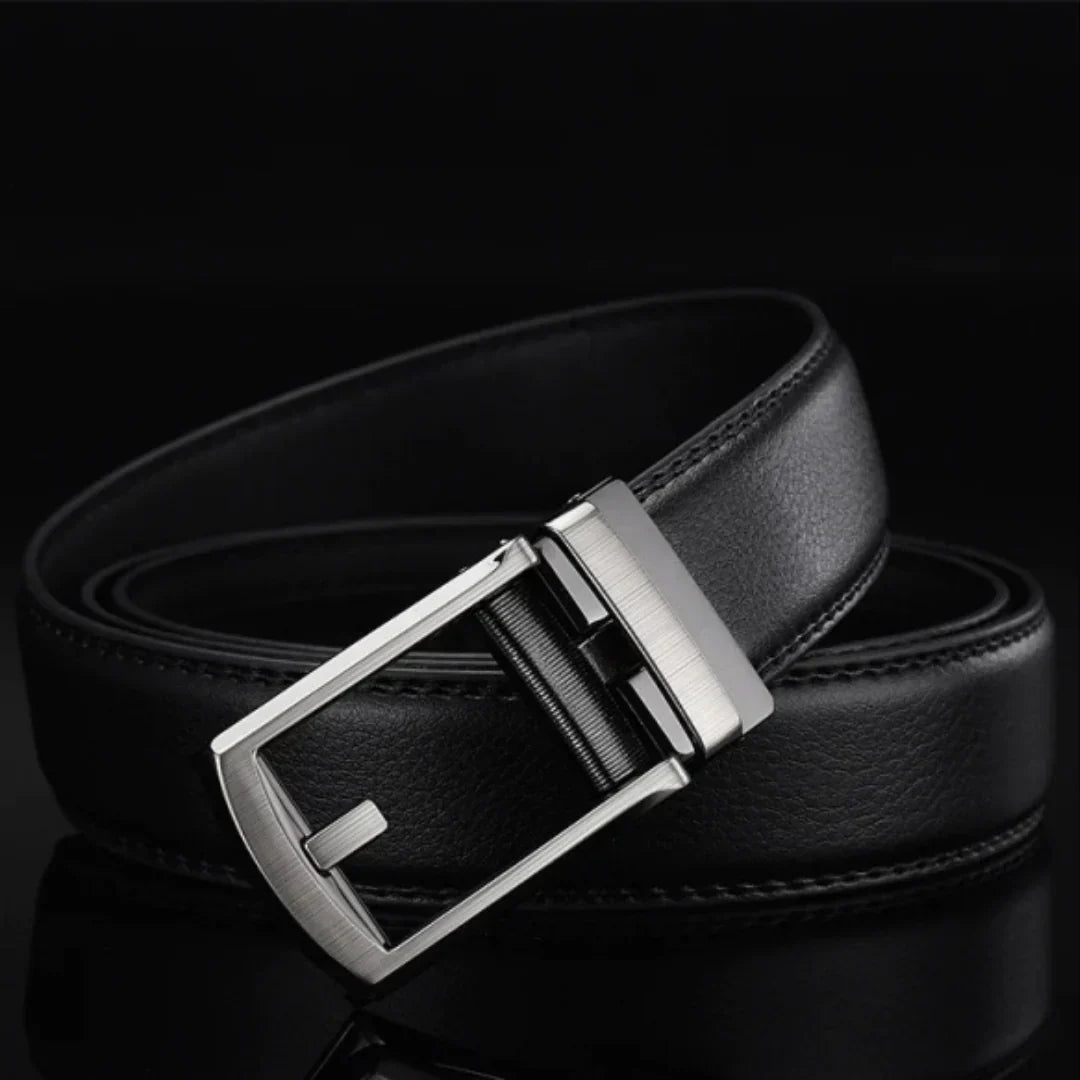 EliteSlide Belt – Luxury Leather Adjustable Accessory Bowlift