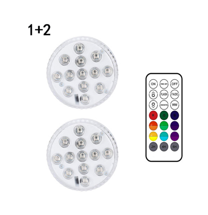 BowLift | Underwater LED light with remote control – RGB multicolor pool lighting for bathrooms and ponds