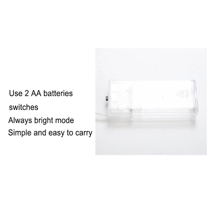 BowLift | LED Wishing Bottle Bulb Christmas Tree Snow Battery Box Decorative String Light