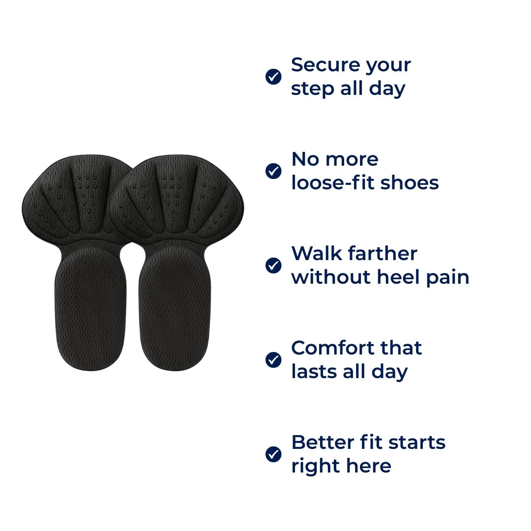 Prevent Heel Slipping – Soft Shock-Absorbing Cushioning – All-Day Comfort for Everyday Shoes Bowlift