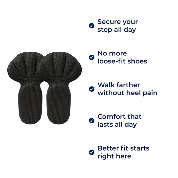 Prevent Heel Slipping – Soft Shock-Absorbing Cushioning – All-Day Comfort for Everyday Shoes Bowlift