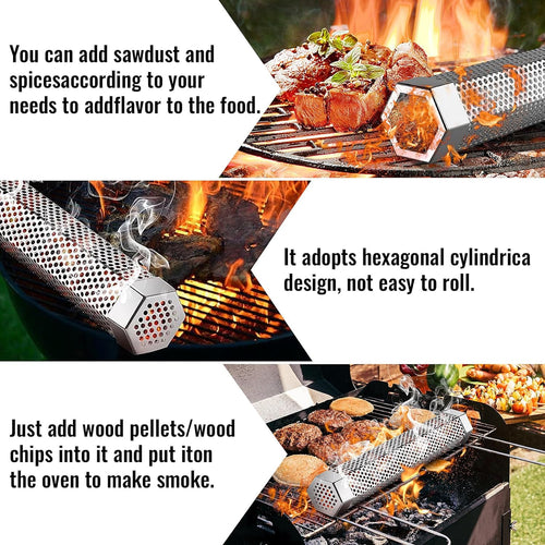 BowLift | 12' Pellet Smoker Tube for All Grill or Smoker