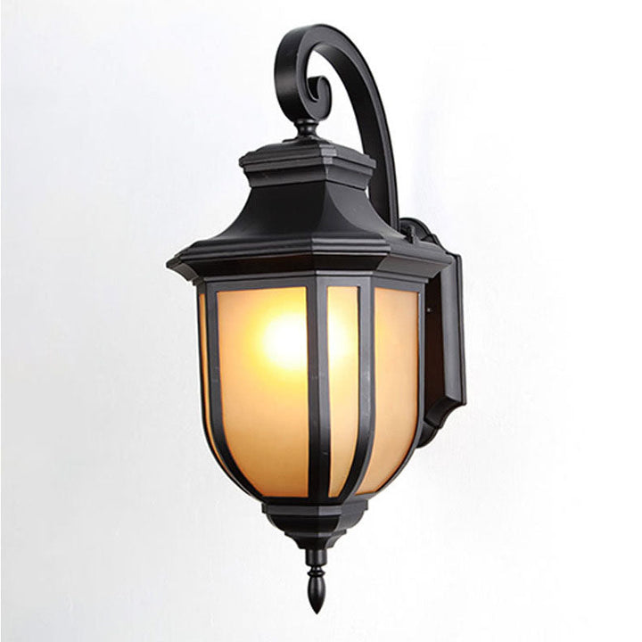 Modern European Minimalist Aluminum Alloy Square Outdoor 1-Light Wall Sconce Lamp | Bowlift