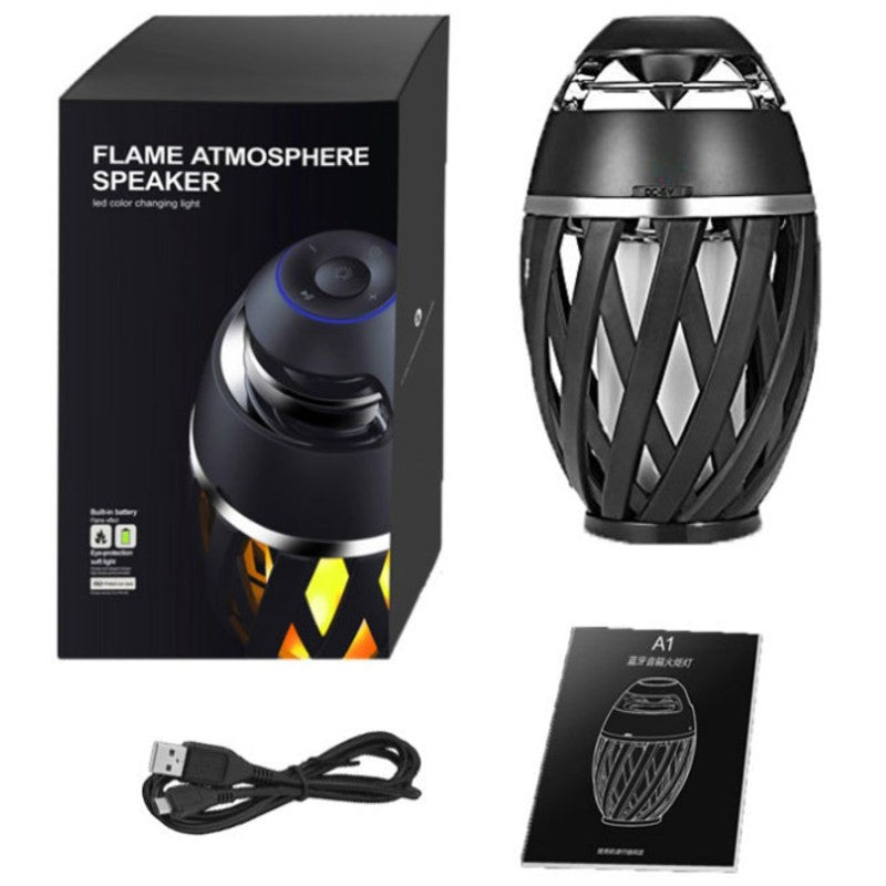 BowLift | Rechargeable LED Flame Lamp Bluetooth Speaker, Best Gift for New Year, Valentine's Day, Wedding & More