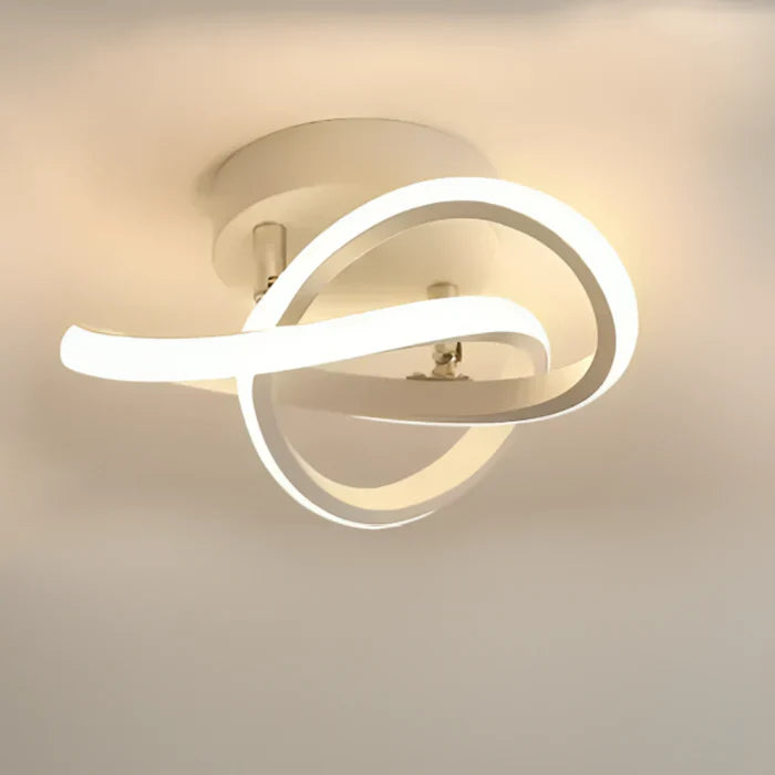 Modern LED Ceiling Lamp with Double Ring Design - Twilight Rings | Bowlift