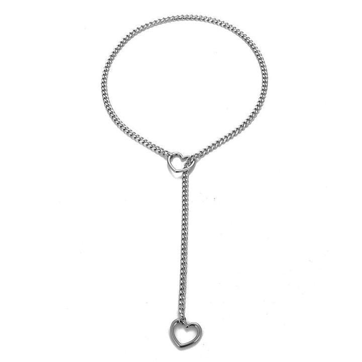 BowLift | Gothic Punk Heart Necklace