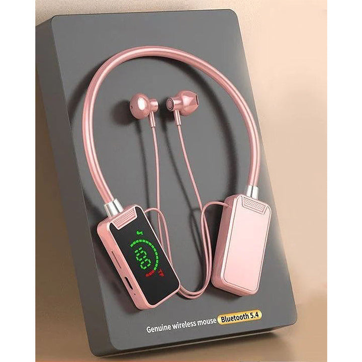 BowLift | Neckband Digital Display Bluetooth Headset