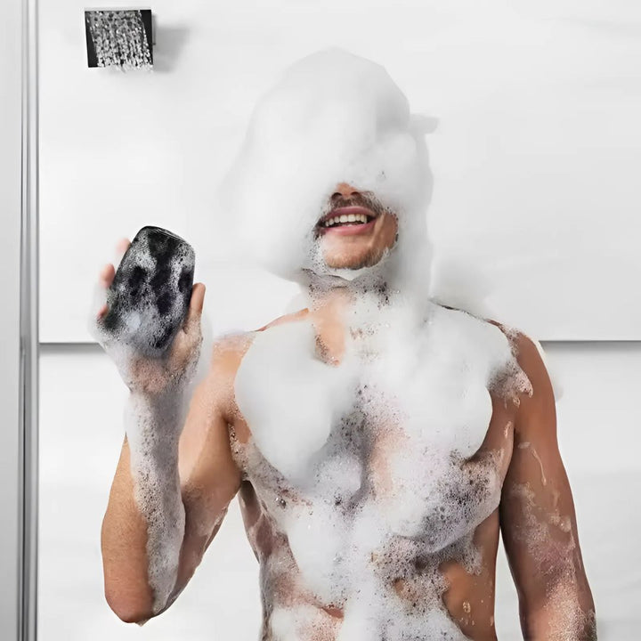 PureGlide | Silicone Body Scrubber – Antimicrobial Exfoliation – Quick‑Dry Hygienic Design – Sensitive‑Skin Shower Use Bowlift