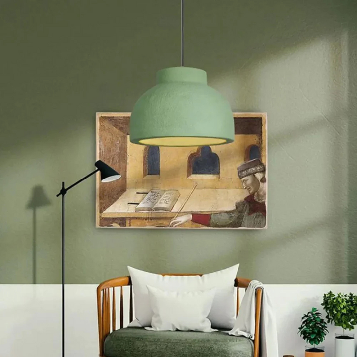 BowLift | Minimalist Scandinavian Pendant Light made of Polystyrene