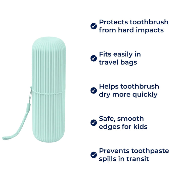 Mouthwash Cup Included – Compact Dust‑proof Design – Hygienic Oral Care for Travel & Holidays Bowlift