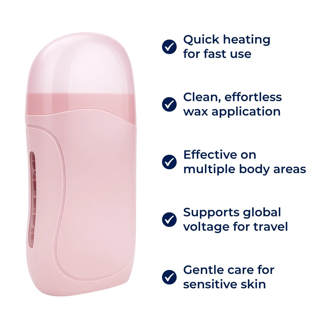 On Wax Warmer – Long-Lasting Smooth Skin – Compact Portable Design – Gentle on Sensitive Skin – Perfect for Travel Bowlift