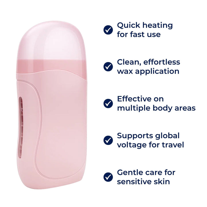 On Wax Warmer – Long-Lasting Smooth Skin – Compact Portable Design – Gentle on Sensitive Skin – Perfect for Travel Bowlift