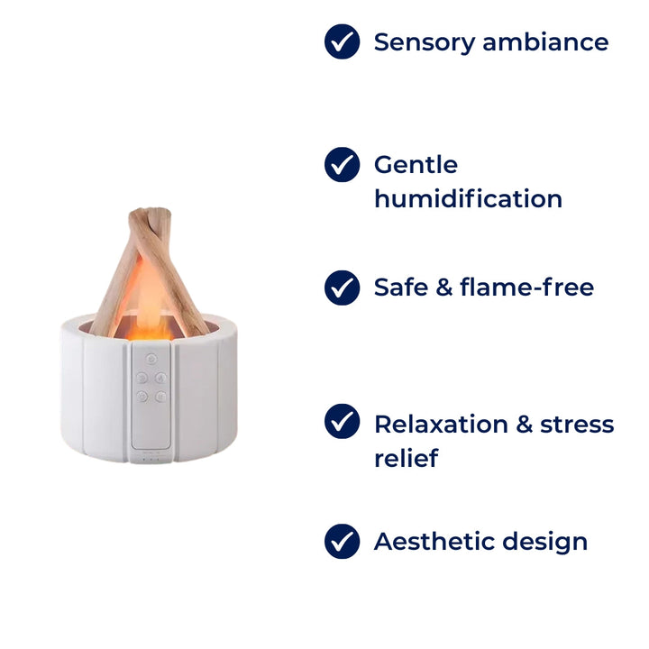 Quiet Ultrasonic Humidifier – LED Light – Aromatherapy for Sleep & Stress Relief Bowlift