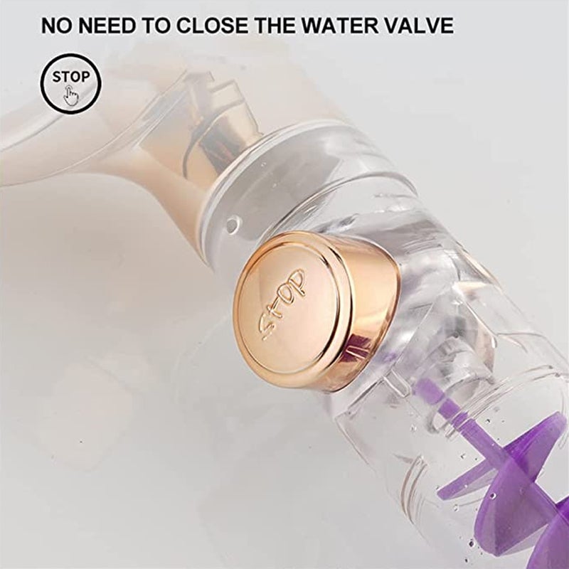 3 Mode Adjustable Turbocharged Shower Head | Bowlift