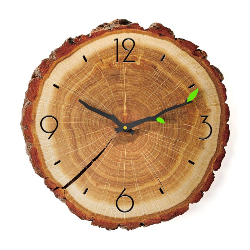 Wooden Annual Rings Wall Clock | Bowlift
