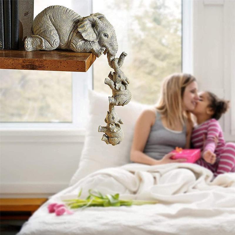 BowLift | Elephant sitter hand-painted figures