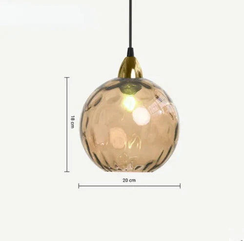 Glass Sphere Pendant Lamp - LumiSphere | Bowlift