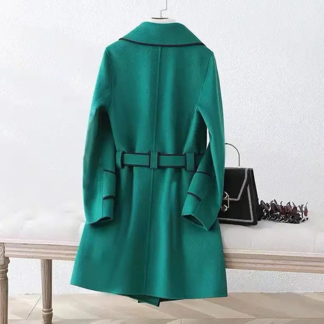 Lightweight Trench Coat with Tailored Fit and Soft-Touch Finish