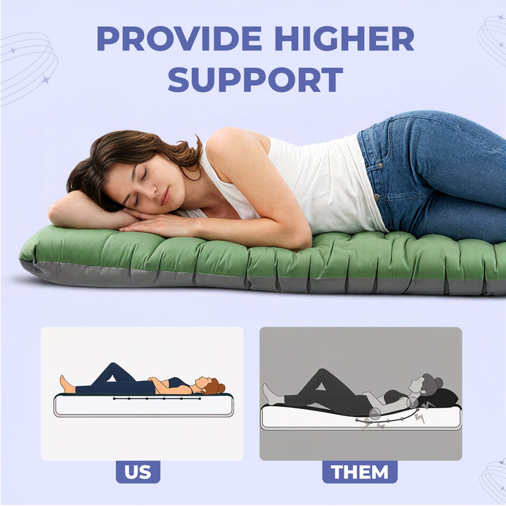 Camping Inflatable & Portable Mattress Bowlift