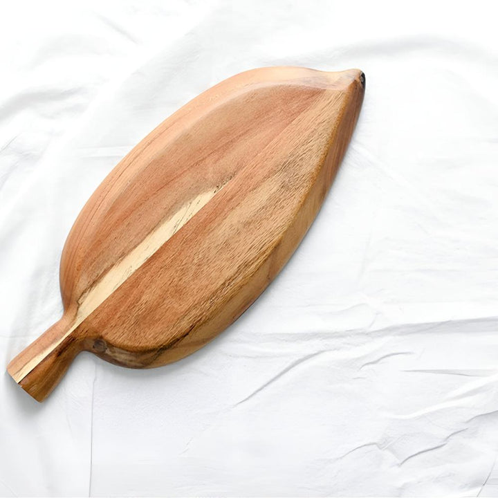 BowLift | Leaf-Shaped Wooden Serving Plate