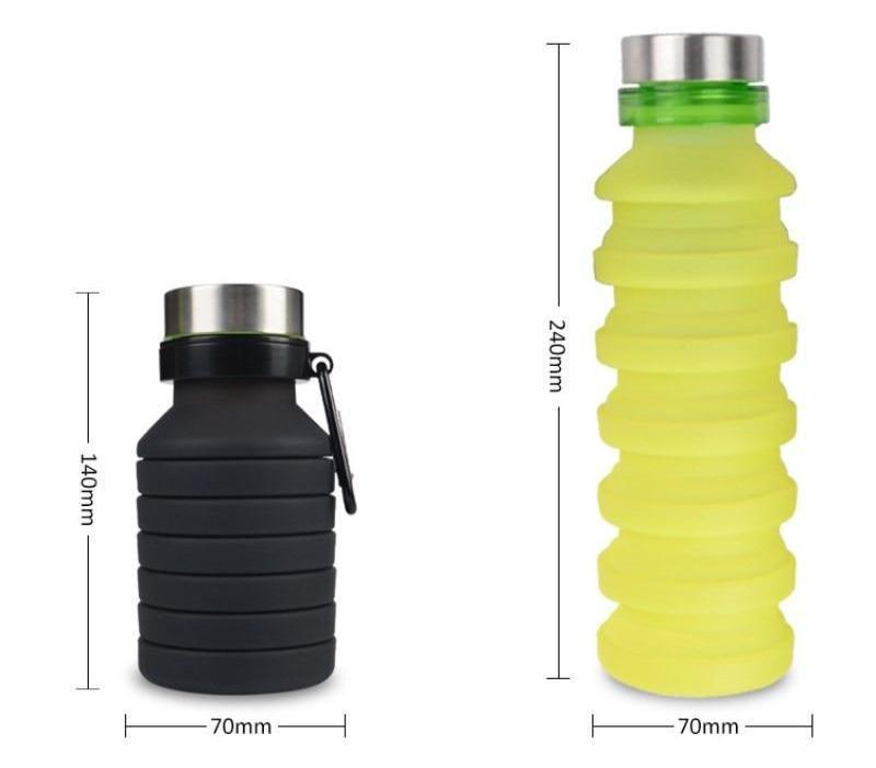 Aqua - Collapsible Silicone Water Bottle | Bowlift