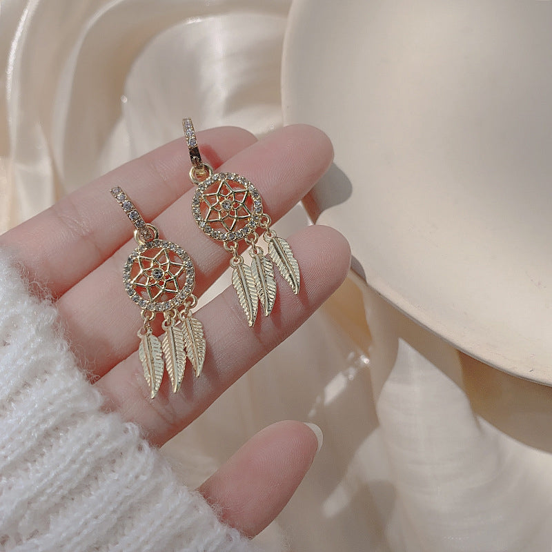 BowLift | Dreamcatcher Crystal Charm Earrings