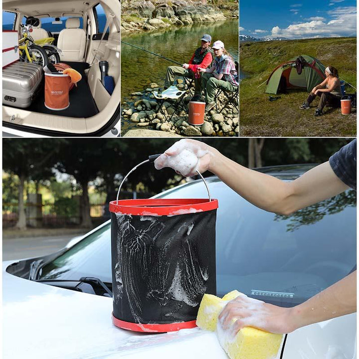 Foldable portable bucket for outdoor fishing | Bowlift