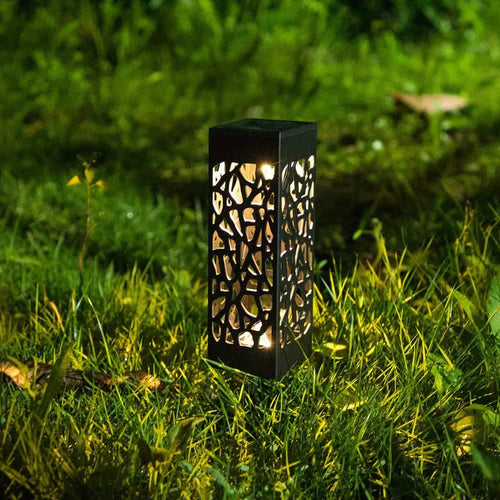 Garden Solar-Powered Stake Lights - Waterproof Outdoor LED for Pathway, Landscape, Driveway, Walkway and Decorations (4-PACKS) Bowlift