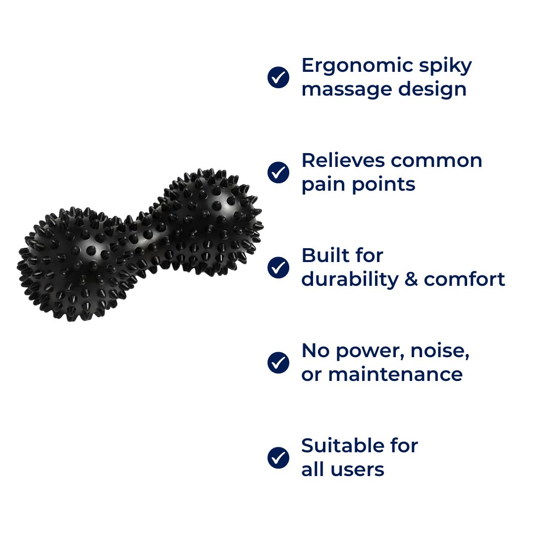 Deep Tissue Muscle Relief – Firm Spiky Dual-Ball Design – Faster Recovery for Active Lifestyle Bowlift