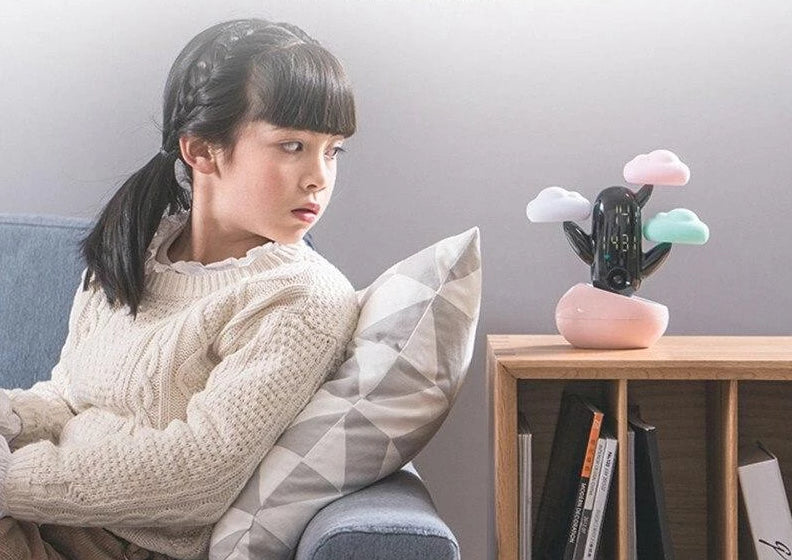 Cakty - LED Weather & Clock Bedside Buddy | Bowlift
