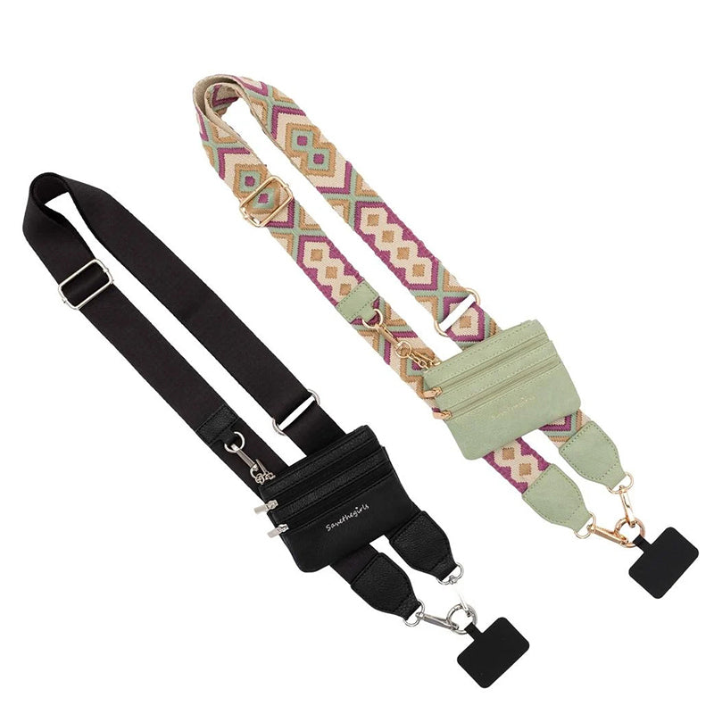 BowLift | Phone Strap with Zippered Pouch
