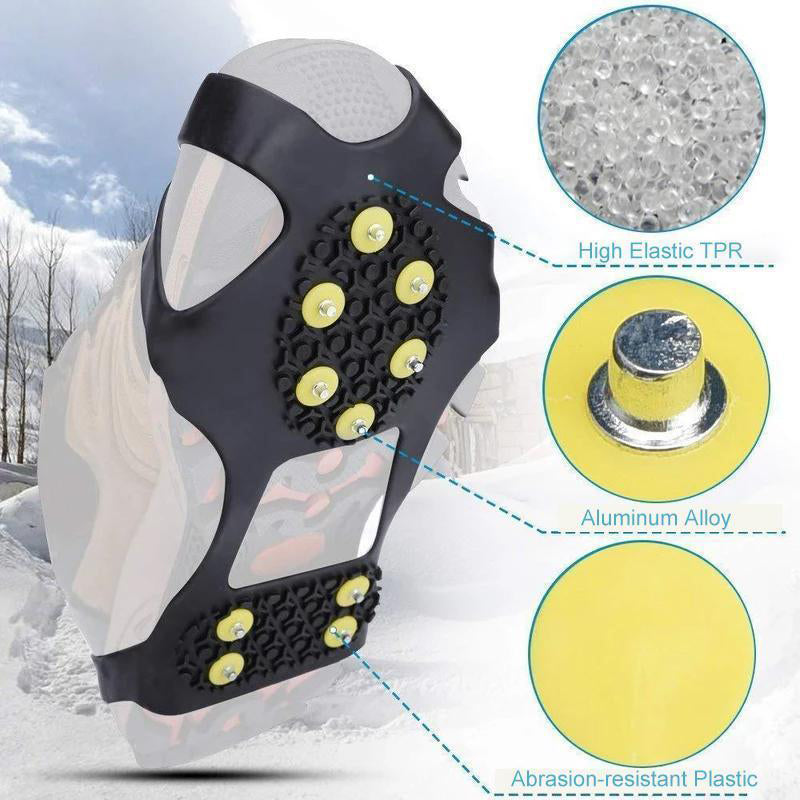 BowLift | Traction Cleats Ice Snow Grippers Non-Slip Silicone
