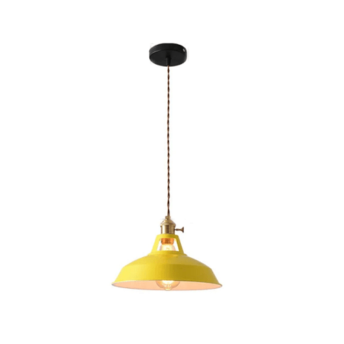 BowLift | Vintage pastel pendant lamp - Metallic elegance - Soft ambiance
