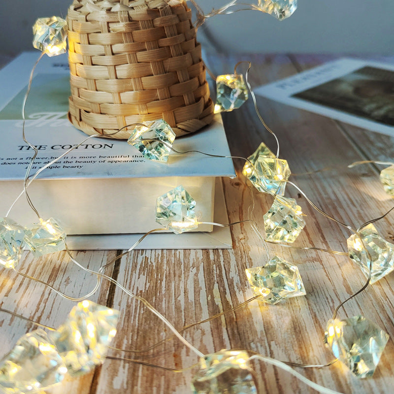 BowLift | Creative Irregular Gems String Lights Acrylic LED Decorative String Lights