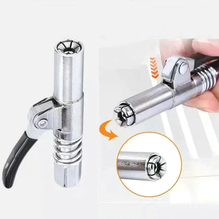 Strong lock on grease couplings | Bowlift