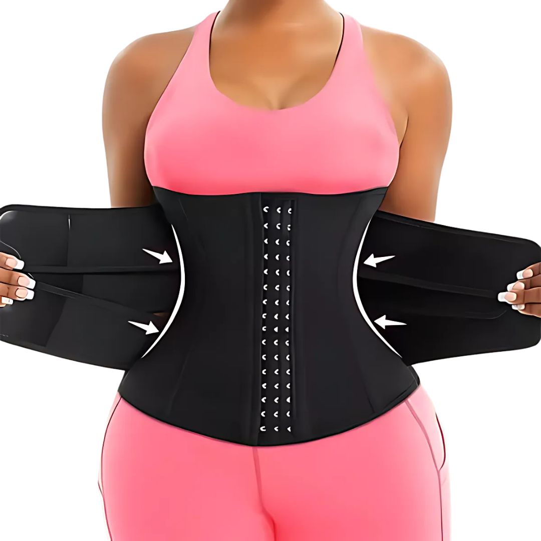 ThermoCore | Waist Trainer Belt – Triple Compression – Breathable Neoprene Fit – Post‑Workout & Postpartum Use Bowlift