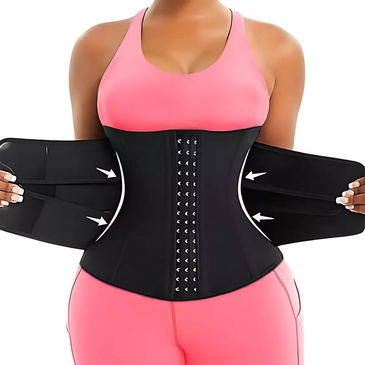 ThermoCore | Waist Trainer Belt – Triple Compression – Breathable Neoprene Fit – Post‑Workout & Postpartum Use Bowlift