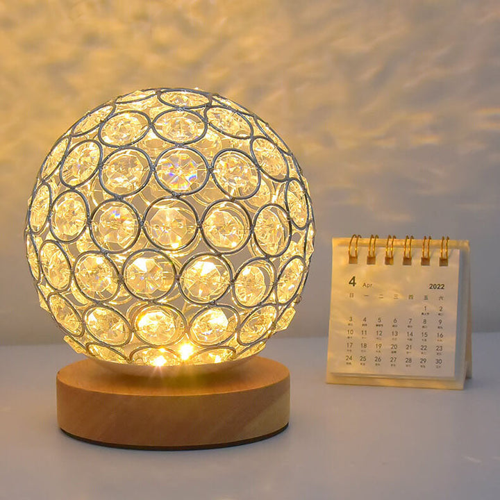BowLift | Modern Minimalistic Round USB Rechargeable LED Night Light Table Lamp