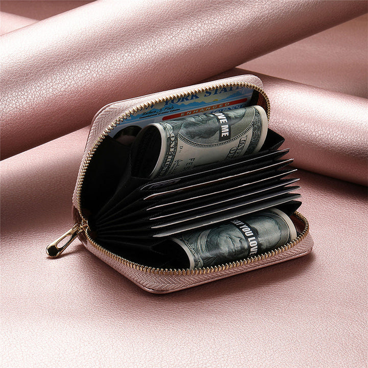 BowLift | Intelligent AirTag-Zip RFID Leather Wallet