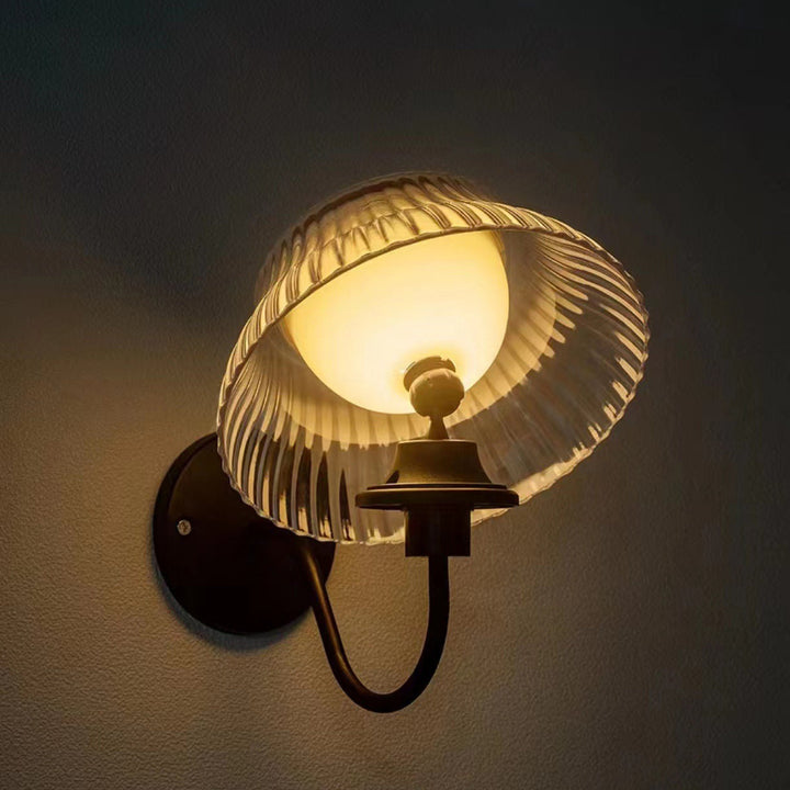 Contemporary Retro Solar Iron Alloy Plastic LED Waterproof Wall Sconce Lamp For Outdoor | Bowlift