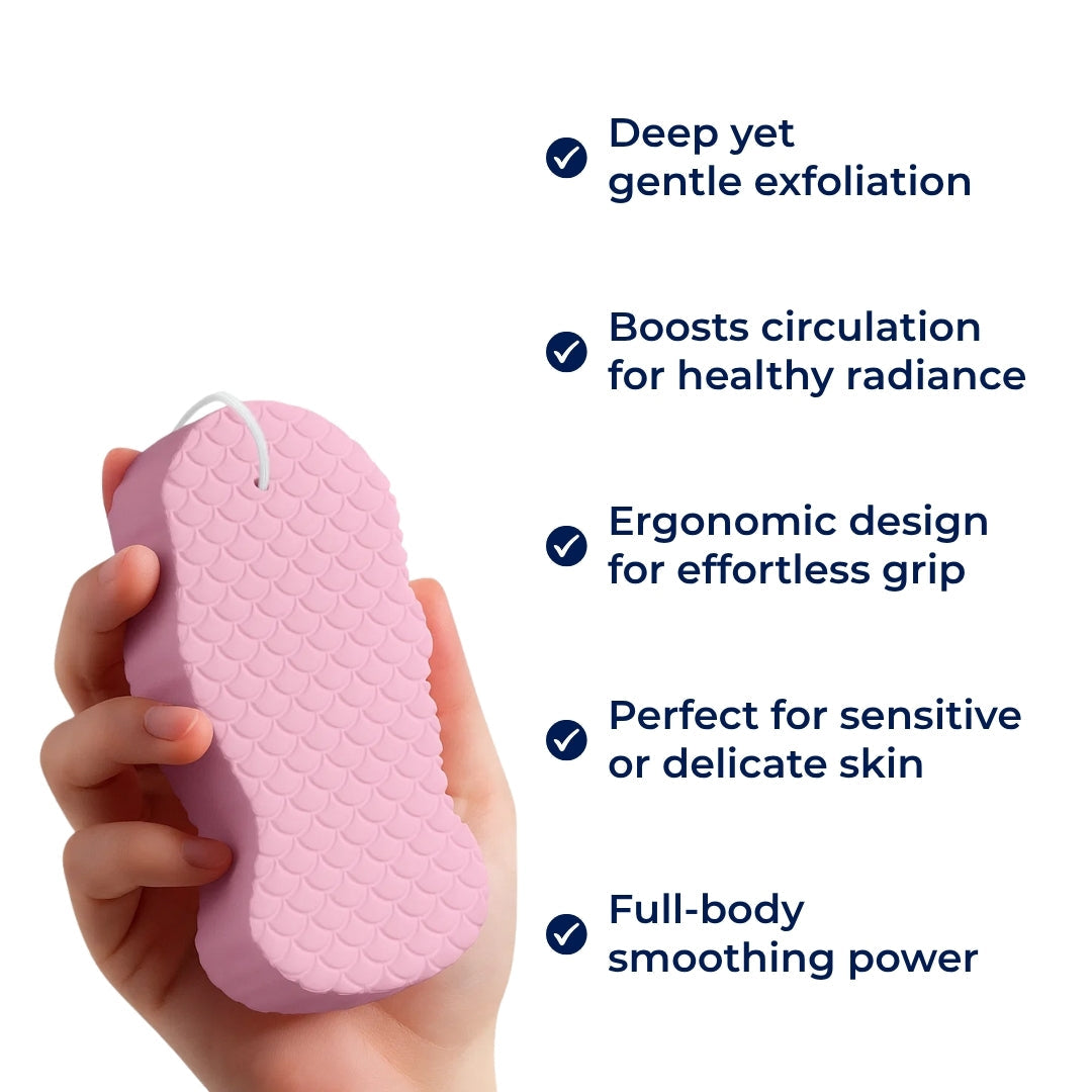 Removes Dead Skin & Boosts Circulation – Soft Quick-Dry Design – Gentle for Sensitive Skin Bowlift