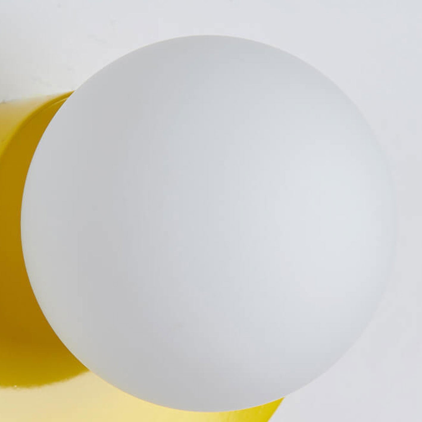 BowLift | Glass Globe Wall Light with Colourful Base