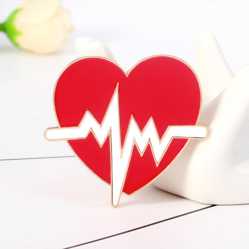 BowLift | Love Heart Stethoscope Mini Brooch