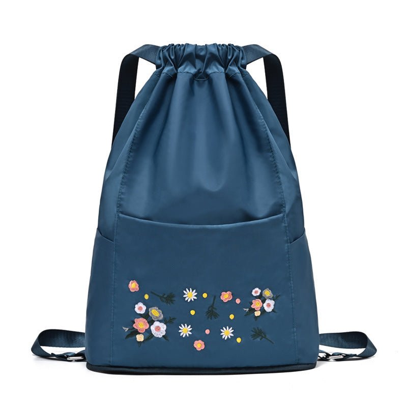 BowLift | Simple embroidered drawstring yoga bag