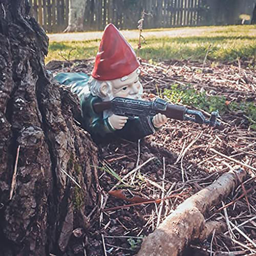 Decorative gnome figure with equipment, various designs