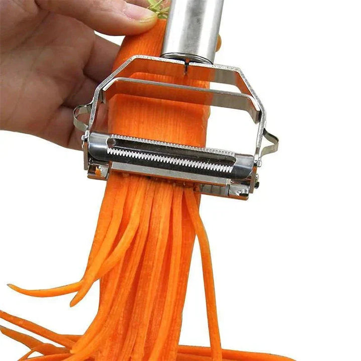 DuoSchaaf | Double Vegetable Peeler made of Stainless Steel with Julienne Function | Bowlift